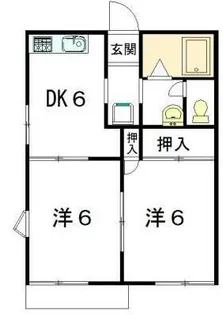 セントポーリア葵B【1階】の間取り