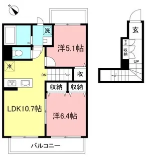 フォレナ成城の間取り