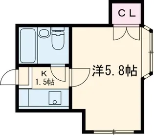 オレンヂハイツ【2階】の間取り