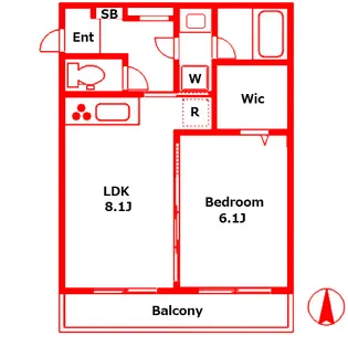 Three M【2階】の間取り