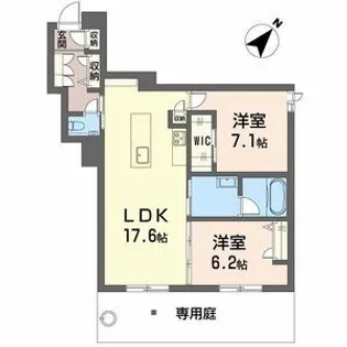 ラフィネ【1階】の間取り