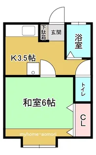 インマヌエルハウス8号館【2階】の間取り