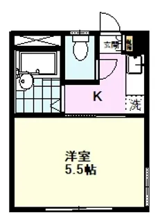 プチ・ヴォア・クサギ【3階】の間取り