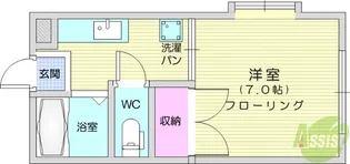コーポサンライズ【2階】の間取り