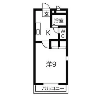 グレイスK.O.MI【1階】の間取り