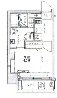 Verona門前仲町Lusso【2階】の間取り