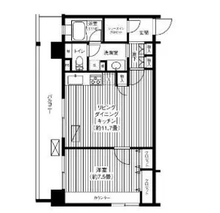ピエス綱島【3階】の間取り