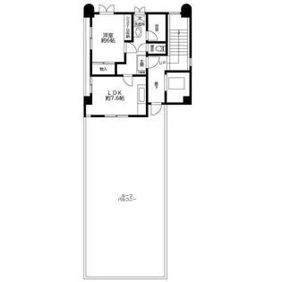 1LDKの間取り画像