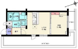 GranLoungeAkagi【5階】の間取り