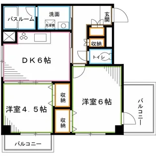 東京都杉並区清水1【マンション】の間取り