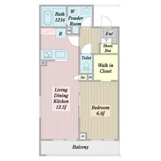 日曜島【3階】の間取り