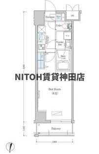 アーバネックス清澄白河II EAST棟【5階】の間取り