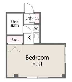 リバーサイド向陽【3階】の間取り