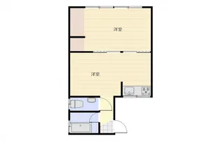 オブリービル【3階】の間取り