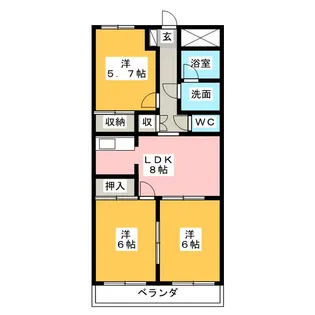 Summer Wind【1階】の間取り