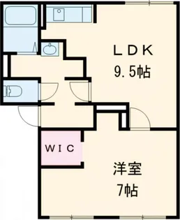 ロイヤルハイツI【1階】の間取り