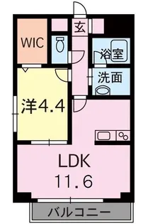ドルチェ新町【6階】の間取り