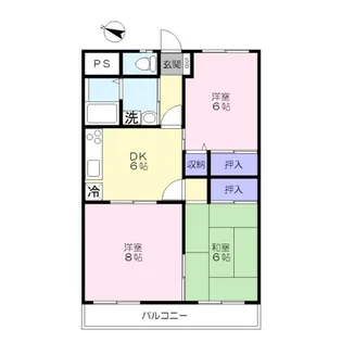 セントレ港南【1階】の間取り