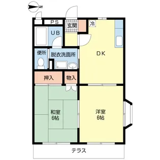 アイランドII【2階】の間取り