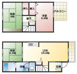 兵庫県明石市大久保町西島【一戸建】の間取り