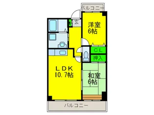エタプハコネ【6階】の間取り
