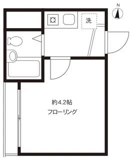 シャンテ扇橋【4階】の間取り