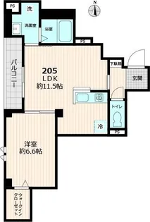 仮称)グレース【2階】の間取り