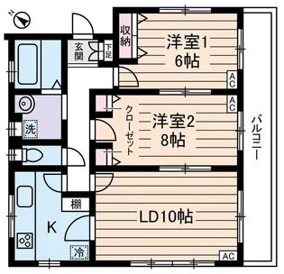 Abode Azabu【1階】の間取り