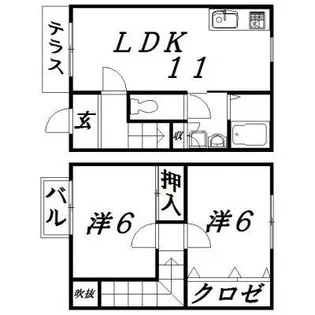 静岡県浜松市中央区早出町【一戸建】の間取り