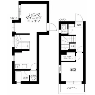 東京都文京区白山1【マンション】の間取り