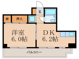 ビガーポリス132マーブルハウス【5階】の間取り