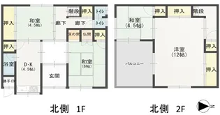 兵庫県明石市港町【一戸建】の間取り