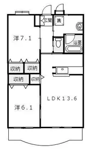 サニーフォレスト【3階】の間取り