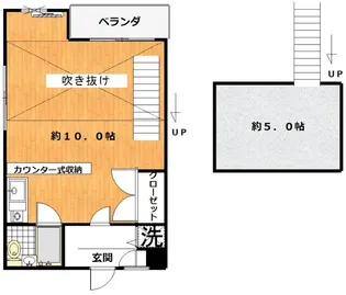 クレスト東が丘【2階】の間取り