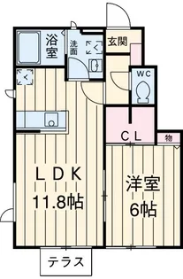 カリンパニハウス【1階】の間取り