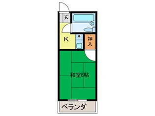 メゾンウエダ【2階】の間取り