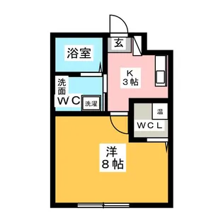 サンテラス【2階】の間取り