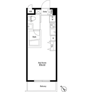 エフパークレジデンス妙蓮寺【2階】の間取り