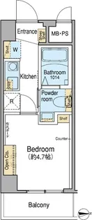 Fuu Oimachi by LATIERRA【4階】の間取り