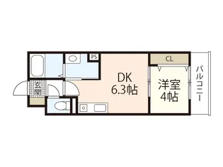 Koti井口明神【3階】の間取り