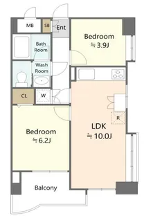 セブンスターマンション第5大森【5階】の間取り