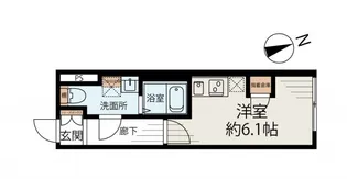 アルファ早宮【2階】の間取り