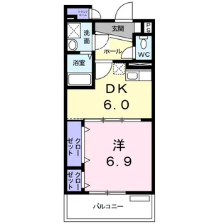 アーバンウィンズ3【2階】の間取り
