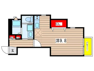 La petit jardin【3階】の間取り
