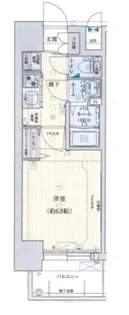 レシオス新大阪NORTH【7階】の間取り