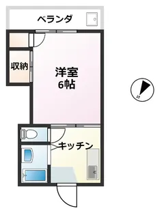 ハイツKKM【2階】の間取り