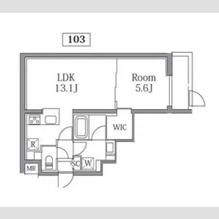プラティーク大森山王の間取り