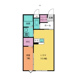 EAST【1階】の間取り