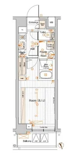 ブライズ西馬込【5階】の間取り