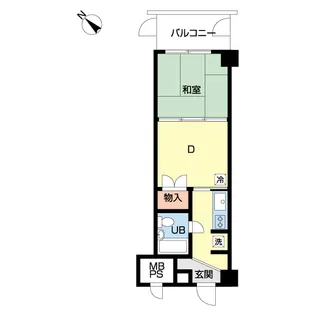 カーサ礎【6階】の間取り